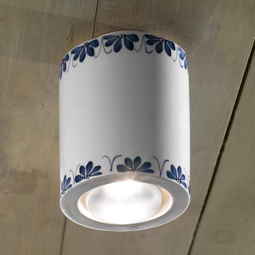 kek kezzel festett mennyezeti lampa spot mediterran rusztikus klasszikus keramia nappali konyha haloszoba furdo etkezo paraszthaz provanszi provence olasz toszkan lampak lameridiana lakberendezes.jpg